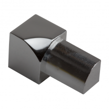 10mm - EIQ102.91 Genesis Polished Chrome Internal Round Metal Corners (2 Pack) EAC